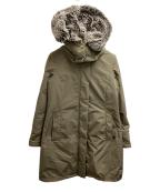 WOOLRICH×TOMORROW LANDウールリッチ×トゥモローランド）の古着「別注ボウブリッジダウンコート　/　WWCPS2865　/　WWCPS2865」｜ベージュ