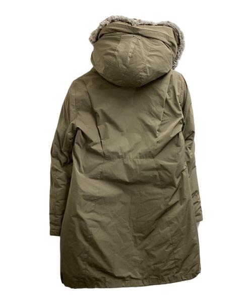 WOOLRICH（ウールリッチ）WOOLRICH (ウールリッチ) TOMORROW LAND (トゥモローランド) 別注ボウブリッジダウンコート　/　WWCPS2865　/　WWCPS2865 ベージュ サイズ:ＸＳの古着・服飾アイテム