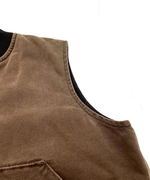 CarHartt（カーハート）CarHartt (カーハート) ダックベスト / V02CHT / 90s / USA製 ブラウン サイズ:Lの古着・服飾アイテム