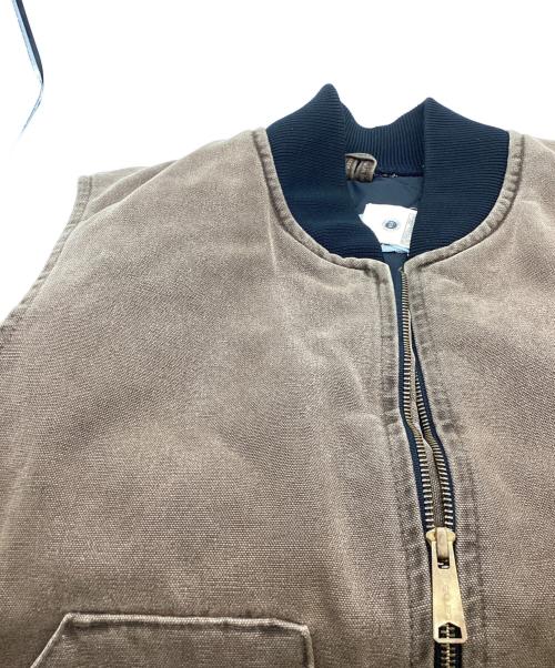 CarHartt（カーハート）CarHartt (カーハート) ダックベスト / V02CHT / 90s / USA製 ブラウン サイズ:Lの古着・服飾アイテム