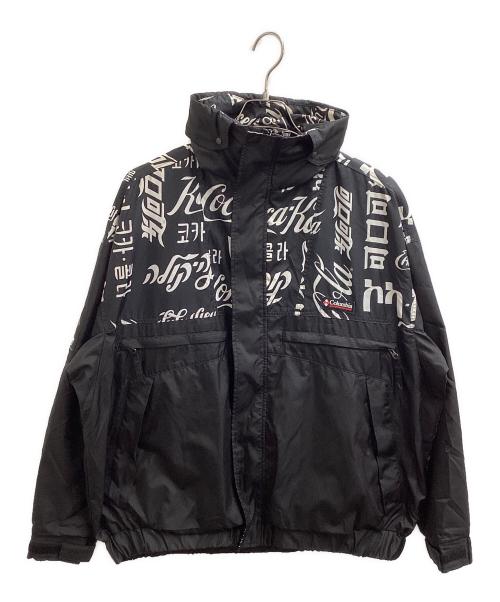 Columbia（コロンビア）Columbia (コロンビア) atmos (アトモス) Coca Cola (コカコーラ) ナイロンジャケット PM0139 ブラック サイズ:Mの古着・服飾アイテム