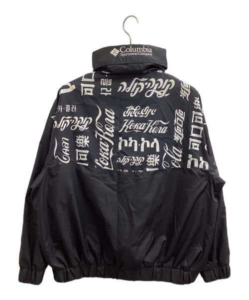 Columbia（コロンビア）Columbia (コロンビア) atmos (アトモス) Coca Cola (コカコーラ) ナイロンジャケット PM0139 ブラック サイズ:Mの古着・服飾アイテム