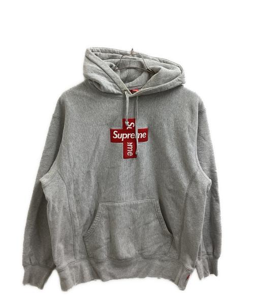 SUPREME（シュプリーム）Supreme (シュプリーム) 20FW Cross Box Logo Hooded Sweatshirt / クロス ボックス ロゴ フーデッド スウェットシャツ / パーカー グレー サイズ:Mの古着・服飾アイテム
