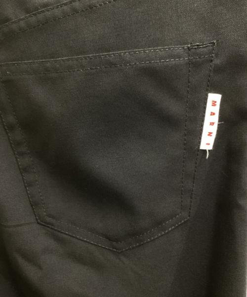 MARNI（マルニ）MARNI (マルニ) Tropical wool wide-leg pants / トロピカルウール ワイドパンツ / PUMU0154A0 ブラック サイズ:48の古着・服飾アイテム