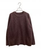 Essay×crepusculeエッセイ×クレプスキュール）の古着「OVERSIZED RIB KNIT」｜パープル