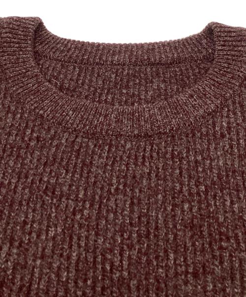 Essay（エッセイ）Essay (エッセイ) crepuscule (クレプスキュール) OVERSIZED RIB KNIT パープル サイズ:Sの古着・服飾アイテム