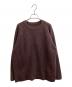 Essay（エッセイ）の古着「OVERSIZED RIB KNIT」｜パープル