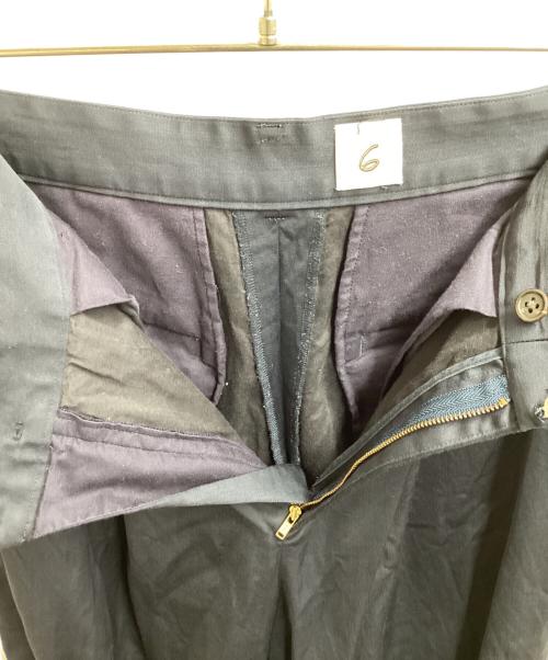 ROKH（ロク）rokh (ロク) SATIN BELT PANTS ネイビー サイズ:38の古着・服飾アイテム