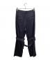 rokh (ロク) SATIN BELT PANTS ネイビー サイズ:38：5000円