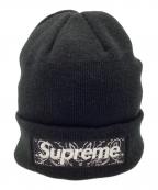 SUPREME×New Eraシュプリーム×ニューエラ）の古着「19AW BANNDANA BOX LOGO BEANIE」｜ブラック