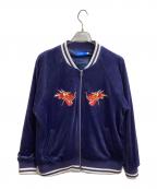 DISNEYディズニー）の古着「souvenir jacket / スーベニアジャケット / disney mulan / ディズニー ムーラン」｜ネイビー