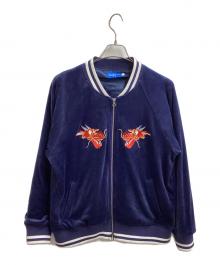 DISNEY（ディズニー）の古着「souvenir jacket / スーベニアジャケット / disney mulan / ディズニー ムーラン」｜ネイビー