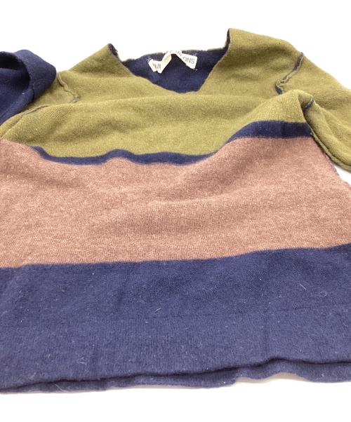 COMME des GARCONS（コムデギャルソン）COMME des GARCONS (コムデギャルソン) 90s インサイドアウトデザインニット/ AD1998 オリーブ サイズ:表記無しの古着・服飾アイテム