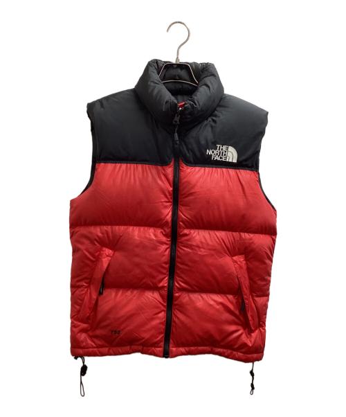 THE NORTH FACE（ザ ノース フェイス）THE NORTH FACE (ザ ノース フェイス) 700フィルヌプシダウンベスト　/　ND-1082 レッド サイズ:Sの古着・服飾アイテム