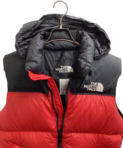 THE NORTH FACE（ザ ノース フェイス）THE NORTH FACE (ザ ノース フェイス) 700フィルヌプシダウンベスト　/　ND-1082 レッド サイズ:Sの古着・服飾アイテム