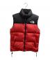 THE NORTH FACE（ザ ノース フェイス）の古着「700フィルヌプシダウンベスト　/　ND-1082」｜レッド