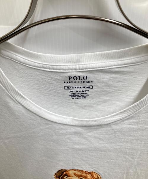 POLO RALPH LAUREN（ポロ・ラルフローレン）POLO RALPH LAUREN (ポロ・ラルフローレン) ポロベア Ｔシャツ ホワイト サイズ:XLの古着・服飾アイテム