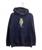 POLO RALPH LAURENポロ・ラルフローレン）の古着「ポロベアパーカー」｜ネイビー