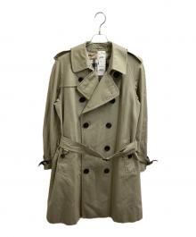 BURBERRY LONDON（バーバリーロンドン）の古着「ノヴァチェック柄ライナー付きコート / A1A19-177-43」｜オリーブ