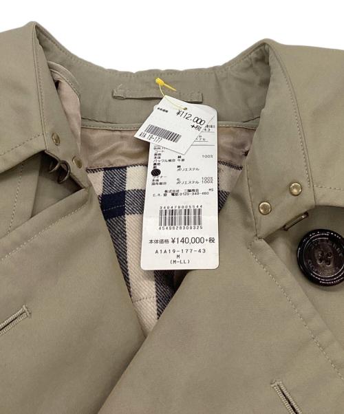 BURBERRY LONDON（バーバリーロンドン）BURBERRY LONDON (バーバリーロンドン) ノヴァチェック柄ライナー付きコート / A1A19-177-43 オリーブ サイズ:Mの古着・服飾アイテム
