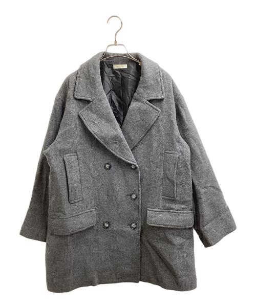 Loungedress（ラウンジドレス）Loungedress (ラウンジドレス) Pコート グレー サイズ:Freeの古着・服飾アイテム