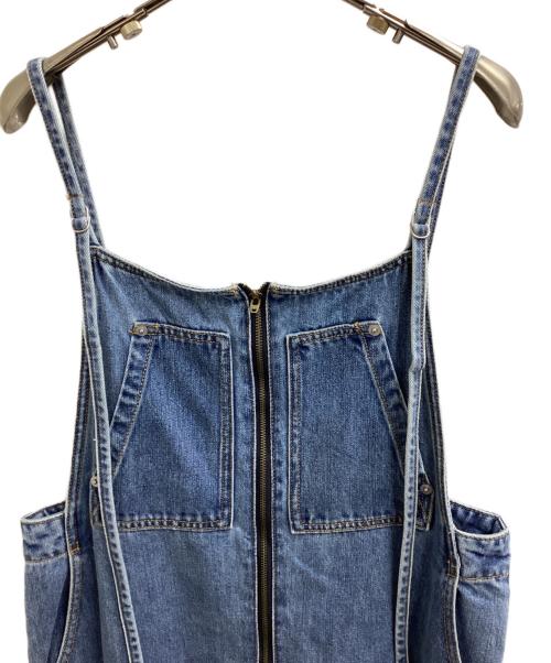 Loungedress（ラウンジドレス）Loungedress (ラウンジドレス) デニムキャミジャンスカ　/　LDZ1051409A0003 インディゴ サイズ:FREEの古着・服飾アイテム