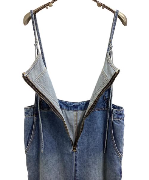 Loungedress（ラウンジドレス）Loungedress (ラウンジドレス) デニムキャミジャンスカ　/　LDZ1051409A0003 インディゴ サイズ:FREEの古着・服飾アイテム