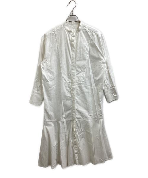 Whim Gazette（ウィムガゼット）Whim Gazette (ウィムガゼット) シャツドレス ホワイト サイズ:Fの古着・服飾アイテム