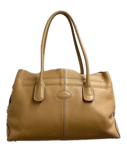 TOD'S（トッズ）TOD'S (トッズ) D-BAG / レザートートバッグ ベージュの古着・服飾アイテム