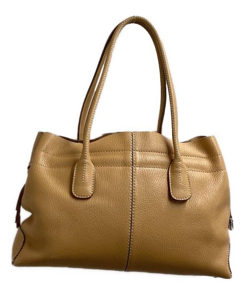 TOD'S（トッズ）TOD'S (トッズ) D-BAG / レザートートバッグ ベージュの古着・服飾アイテム