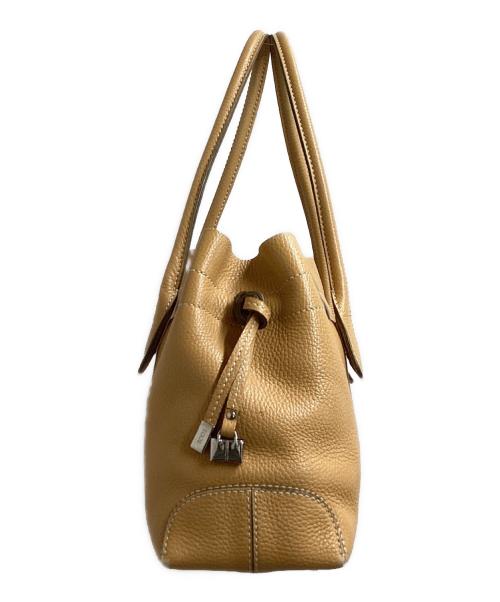 TOD'S（トッズ）TOD'S (トッズ) D-BAG / レザートートバッグ ベージュの古着・服飾アイテム