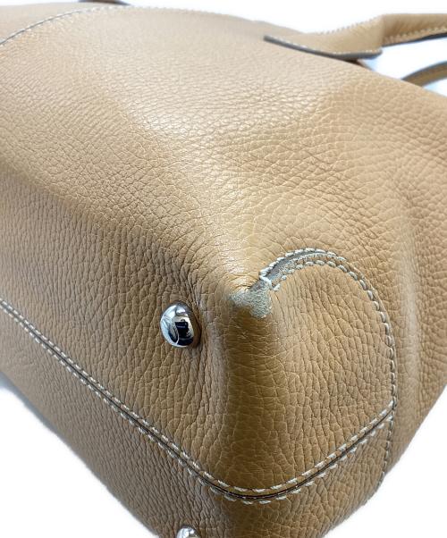 TOD'S（トッズ）TOD'S (トッズ) D-BAG / レザートートバッグ ベージュの古着・服飾アイテム