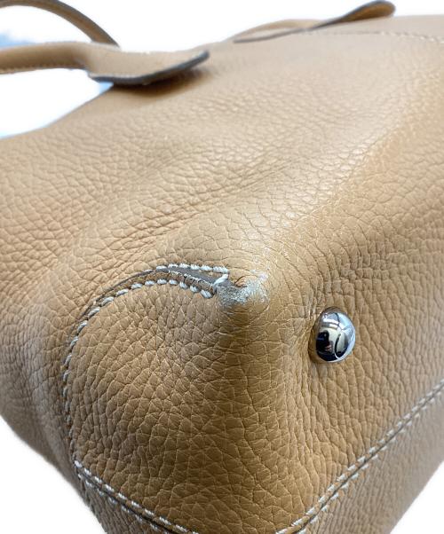 TOD'S（トッズ）TOD'S (トッズ) D-BAG / レザートートバッグ ベージュの古着・服飾アイテム