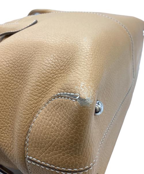 TOD'S（トッズ）TOD'S (トッズ) D-BAG / レザートートバッグ ベージュの古着・服飾アイテム