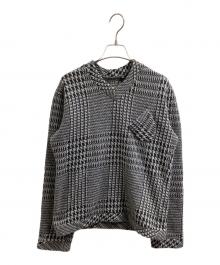 Vivienne Westwood ANGLOMANIA（ヴィヴィアンウエストウッドアングロマニア）の古着「千鳥柄 Vネックニット」｜グレー