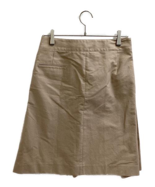 JIL SANDER（ジルサンダー）JIL SANDER (ジルサンダー) ヘビーコットンキャンバススカート / JSPK351502 ベージュ サイズ:32の古着・服飾アイテム