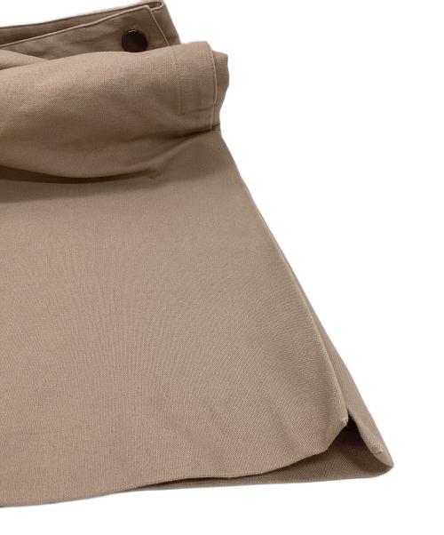 JIL SANDER（ジルサンダー）JIL SANDER (ジルサンダー) ヘビーコットンキャンバススカート / JSPK351502 ベージュ サイズ:32の古着・服飾アイテム