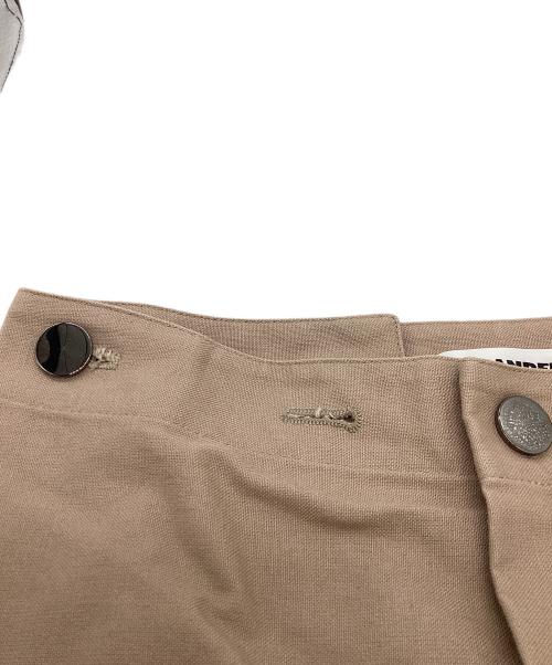 JIL SANDER（ジルサンダー）JIL SANDER (ジルサンダー) ヘビーコットンキャンバススカート / JSPK351502 ベージュ サイズ:32の古着・服飾アイテム