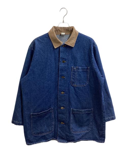 STUFFED SHIRT（スタッフド シャツ）STUFFED SHIRT (スタッフド シャツ) カバーオール / 80s インディゴ サイズ:Lの古着・服飾アイテム