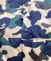 中古・古着 A BATHING APE (アベイシングエイプ) CAMO DOWN VEST ベージュ×ブラック サイズ:L：20000円