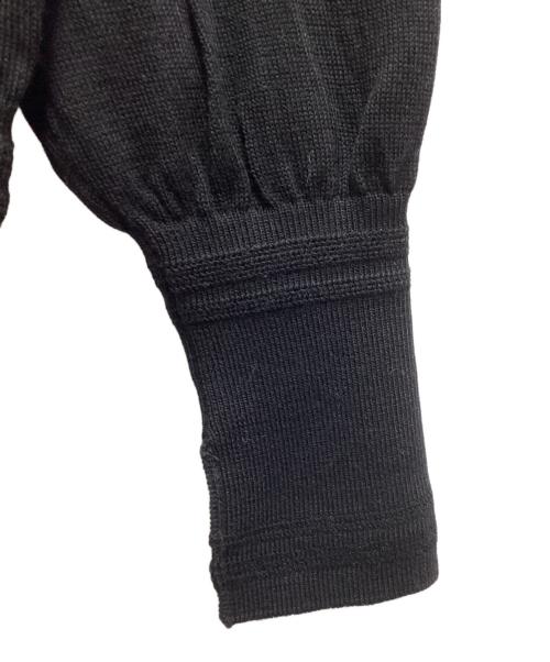 SUGARHILL（シュガーヒル）SUGARHILL (シュガーヒル) WOOL KNIT POLO　/　26440604 ブラック サイズ:2 未使用品の古着・服飾アイテム