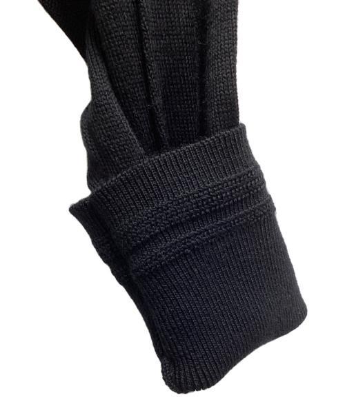 SUGARHILL（シュガーヒル）SUGARHILL (シュガーヒル) WOOL KNIT POLO　/　26440604 ブラック サイズ:2 未使用品の古着・服飾アイテム