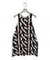 SONIA RYKIEL（ソニア リキエル）の古着「LOGO-PRINTE SLEEVELESS DRESS / 88294479-34 / MADE IN PORTUGAL」｜ベージュ