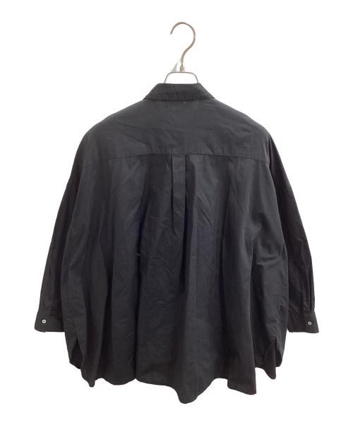 mizuiro-ind（ミズイロインド）mizuiro-ind (ミズイロインド) pin tuck shirt tuni / 1-230010 ブラック サイズ:-の古着・服飾アイテム