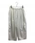 mizuiro-ind（ミズイロインド）の古着「ワイドカーゴパンツ」｜ホワイト