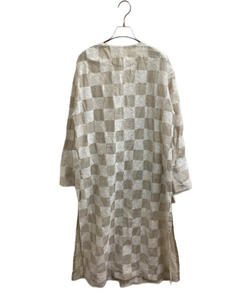 tiit tokyo（ティートトウキョウ）tiit tokyo (ティートトウキョウ) ガウンコート アイボリー サイズ:36の古着・服飾アイテム