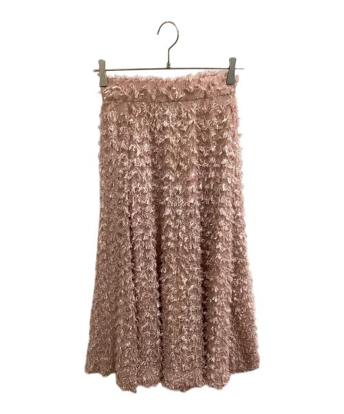 Snidel（スナイデル）Snidel (スナイデル) ジャガードフレアスカート / SWFS244218 ピンク サイズ:FREE 未使用品の古着・服飾アイテム