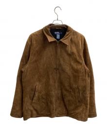 POLO RALPH LAUREN（ポロ・ラルフローレン）の古着「スウェードレザージャケット」｜ブラウン