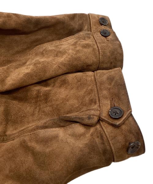 POLO RALPH LAUREN（ポロ・ラルフローレン）POLO RALPH LAUREN (ポロ・ラルフローレン) スウェードレザージャケット ブラウン サイズ:Lの古着・服飾アイテム