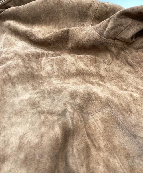 POLO RALPH LAUREN（ポロ・ラルフローレン）POLO RALPH LAUREN (ポロ・ラルフローレン) スウェードレザージャケット ブラウン サイズ:Lの古着・服飾アイテム